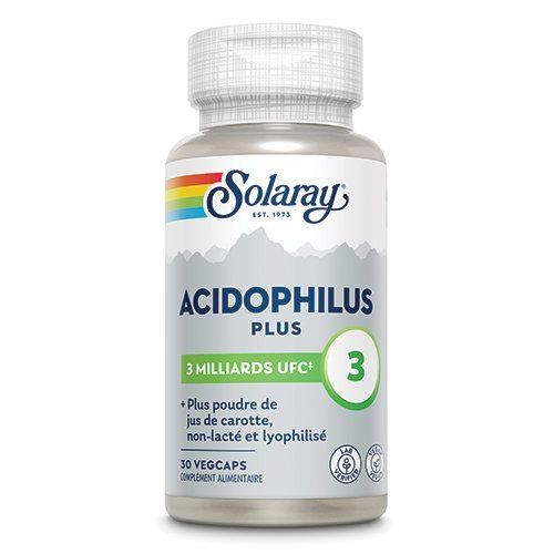 Acidophilus Plus 30 capsules végétales  - Solaray