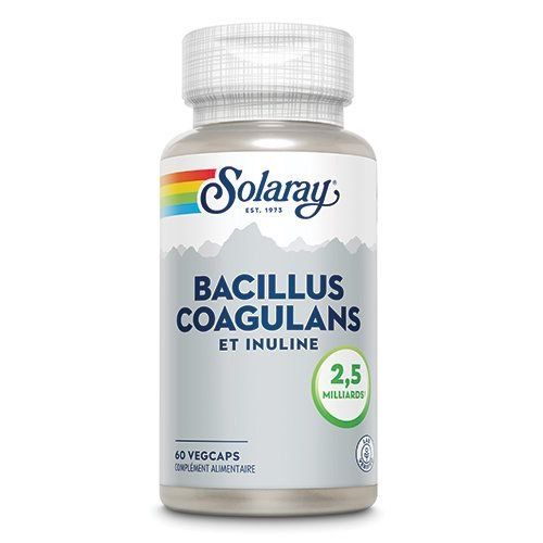 Bacillus Coagulans et Inuline 60 capsules végétales  - Solaray