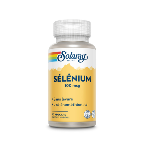 Sélénium 100mcg 90 capsules végétales  - Solaray