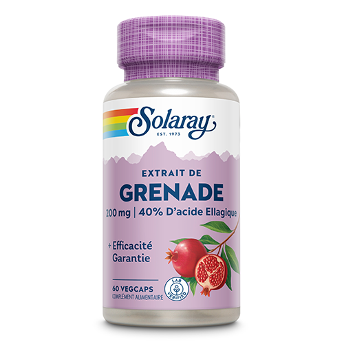 Grenade 200mg 60 capsules végétales  - Solaray