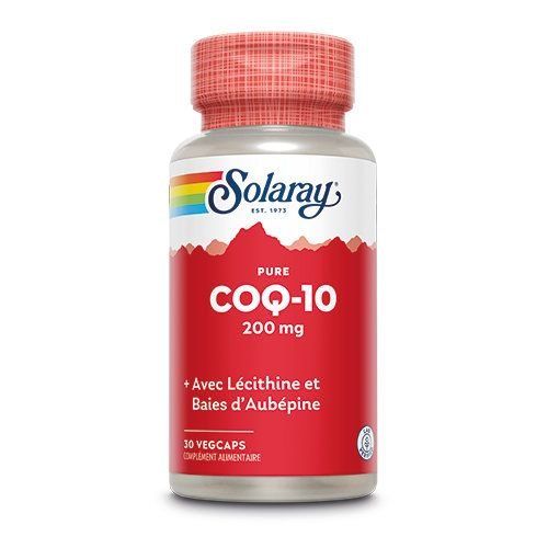 Pure Coq10 200MG 30 capsules végétales  - Solaray