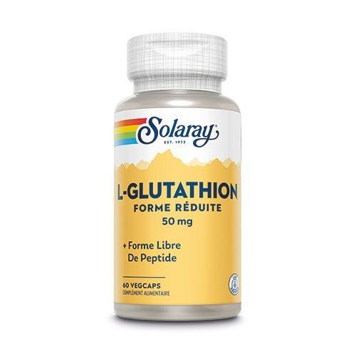 L-Glutathion 50 mg 60 capsules végétales  - Solaray