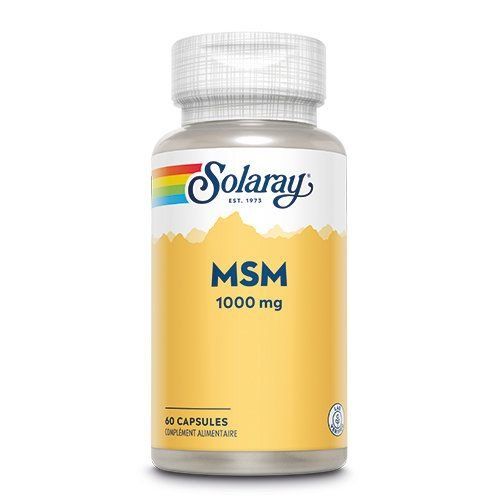 MSM 1000mg 60 capsules  - Solaray