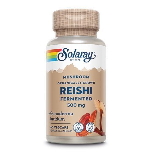 Reishi fermenté 500mg 60 vegcaps  - Solaray